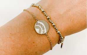 Your Future is Bright- Adjustable chain bracelet