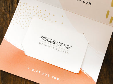 Physical Gift Card - Pieces of Me