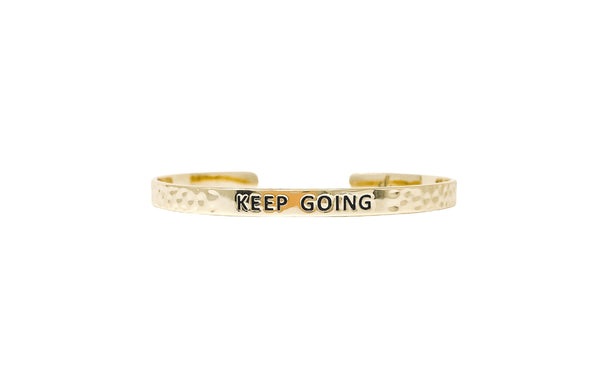 New! Gold Little Reminder Cuff Bracelet