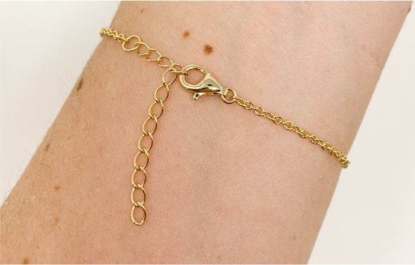 Your Future is Bright- Adjustable chain bracelet
