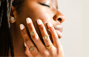 NEW Gold Adjustable Rings