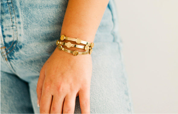 NEW Gold Skinny Stackers